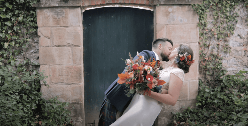 Netherbyres House Wedding Videography, Scottish wedding stylinh